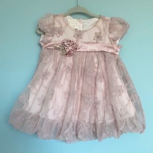 2/$25 Baby Biscotti Floral Dress - 12 Months